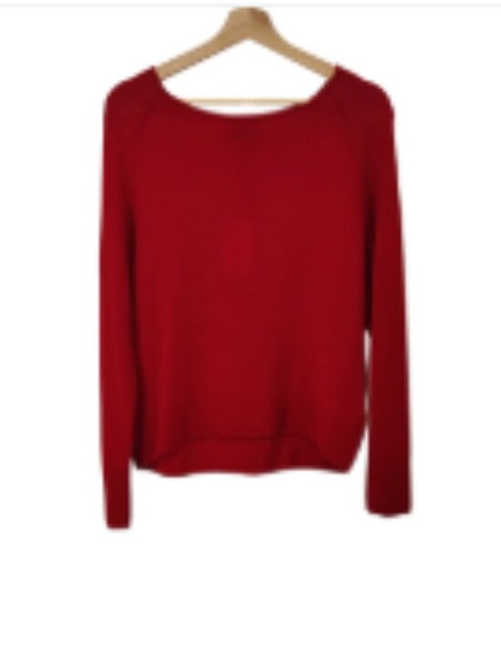 Quince Sweaters - Quince Mongolian Cashmere Boatneck Sweater Varsity Red S NWT